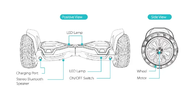 GYROOR G2 Hoverboard 3