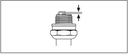 Husqvarna 350BT Leaf Blower User Manual - Make sure that the electrode gap is correct