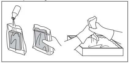 Husqvarna 350BT Leaf Blower User Manual - Push the unwanted oil out of the foam