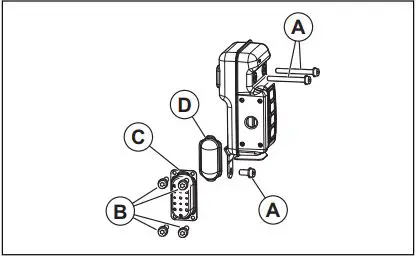 Husqvarna 350BT Leaf Blower User Manual - Remove the screws