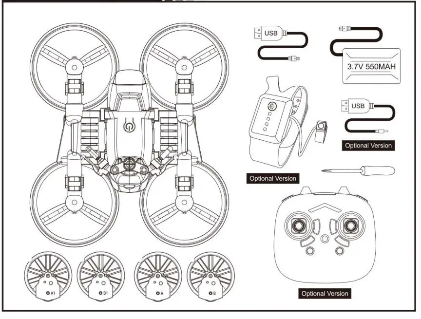 Qun-Yi-Toys-Factory-QY66-D08-Aircraft-Transforming-Drone-9
