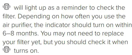 FIG 15 Check Filter Indicator