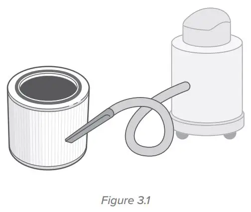 FIG 17 Resetting the Check Filter Indicator