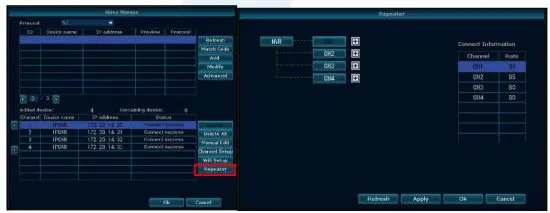 JouSecu NVR Wireless Security Camera System - repeater setup