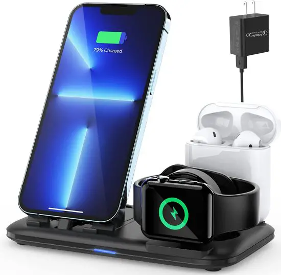 OLEBR X-23BL 3-in-1 Charging Station