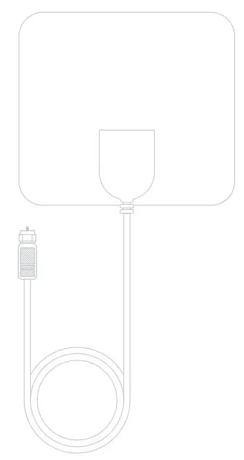 ELEMENT E4AA65R 65 Inch UHD 4K Roku TV User Guide - CONNECTING AN ANTENNA