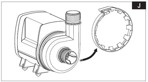 SICCE 5.5 LPH Advanced Aquarium Return Pump FIG10