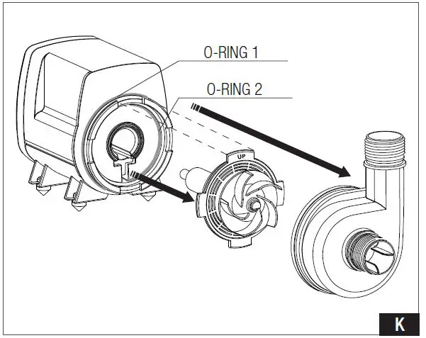 SICCE 5.5 LPH Advanced Aquarium Return Pump FIG11