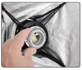 a person holding a camera