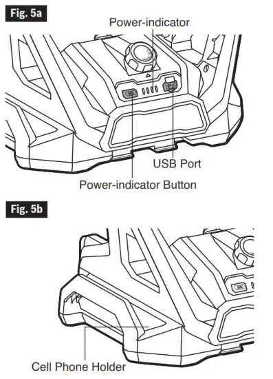 FLEX FX5471 24V Jobsite Fan - USB PORT