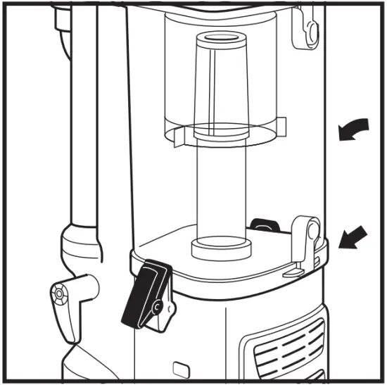 EMPTYING THE DUST CUP
