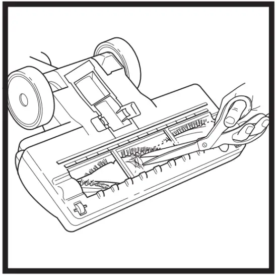 CLEANING THE BRUSHROLL