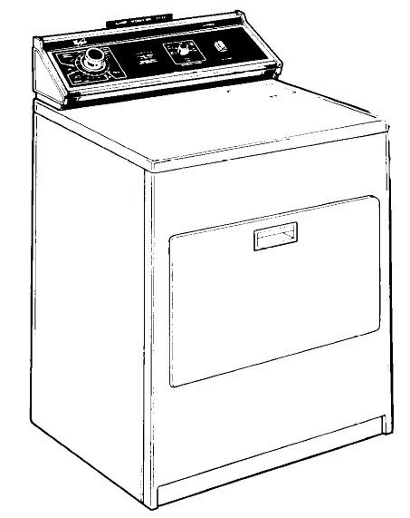 Whirlpool LE7800XM Automatic Dryer User - cover page