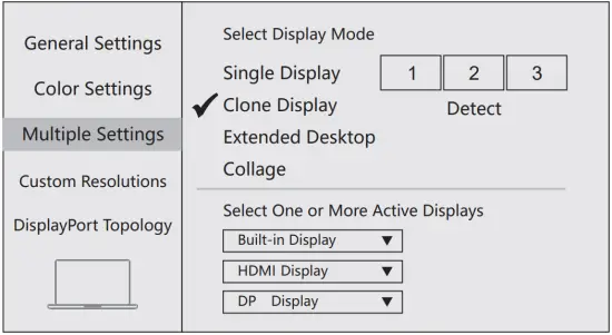 Baseus 0304 USB-C Multi-Functional Hub 1.Clone mode