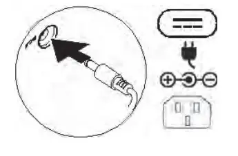 DELL Latitude 9520 2 in 1 15 Inch Laptop - power cable