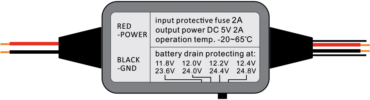 NANOCAM Hardwire Kit- 8