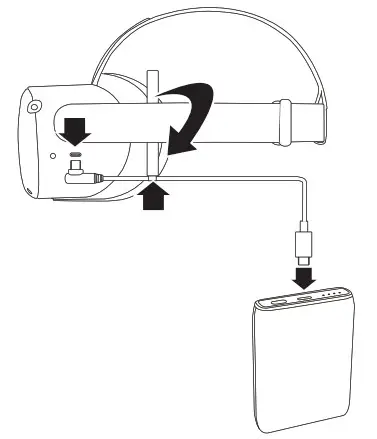 INSIGNIA NS Q2BP Extended Life Battery Pack for Oculus Quest 2 - CHARGING YOUR OCULUS QUEST