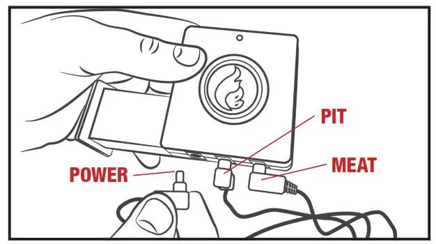 FLAME BOSS FB400K 400 Kamado Smoker Controller Kit - PLUG INSTALLATION