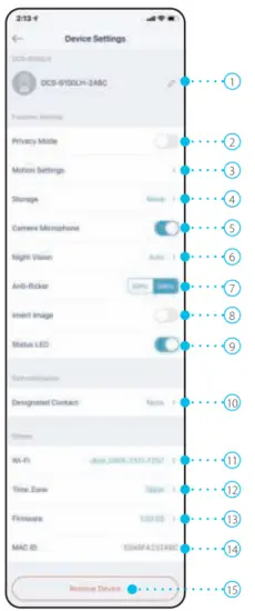 D Link DCS 6100LH Compact Full HD Wi Fi Camera - Device Name