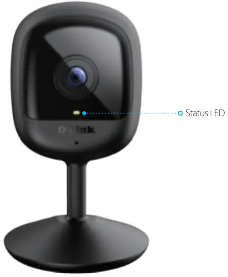 D Link DCS 6100LH Compact Full HD Wi Fi Camera - LED Behavior