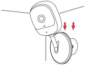 D Link DCS 6100LH Compact Full HD Wi Fi Camera - bottom of the camera