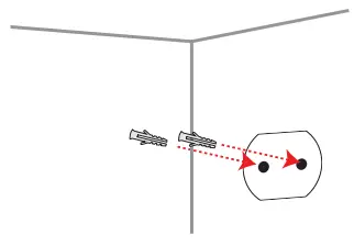 D Link DCS 6100LH Compact Full HD Wi Fi Camera - support the screws