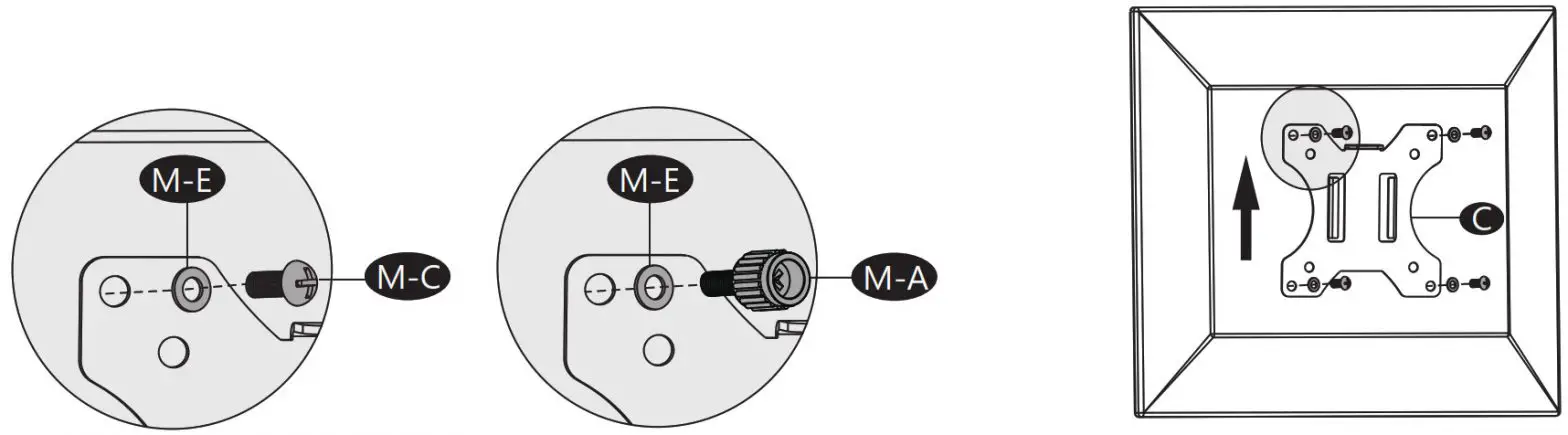 Monitor Desk Stand- -Flat Back Monitor