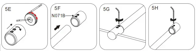 MERLYAN Shower Wall Swivel Shower Wall 12