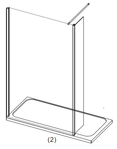 MERLYAN Shower Wall Swivel Shower Wall 2