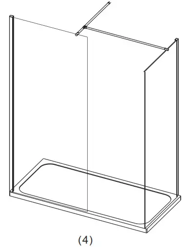 MERLYAN Shower Wall Swivel Shower Wall 3