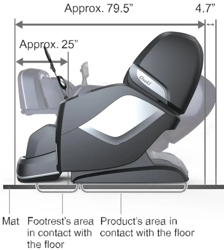Osaki EC 806R Massage Chair - Fig 3