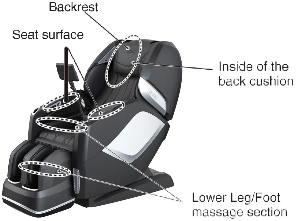 Osaki EC 806R Massage Chair - Fig 5