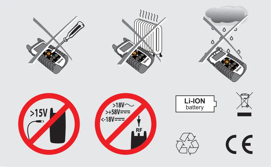 Televes 593601 H30 Crystal Digital Processing Handheld DVB Meter Analyzer - Reset 1