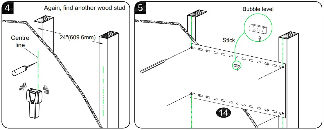 Mounting Dream Full Motion Assemble wall Plate 4