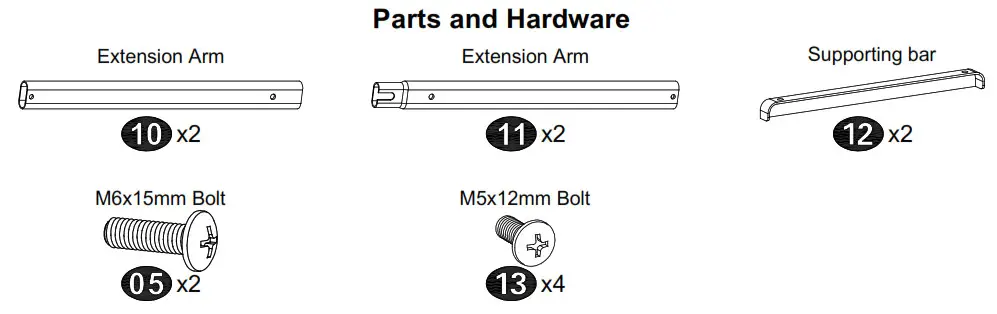 Mounting Dream Full Motion TV Hand and Secur Plate 1