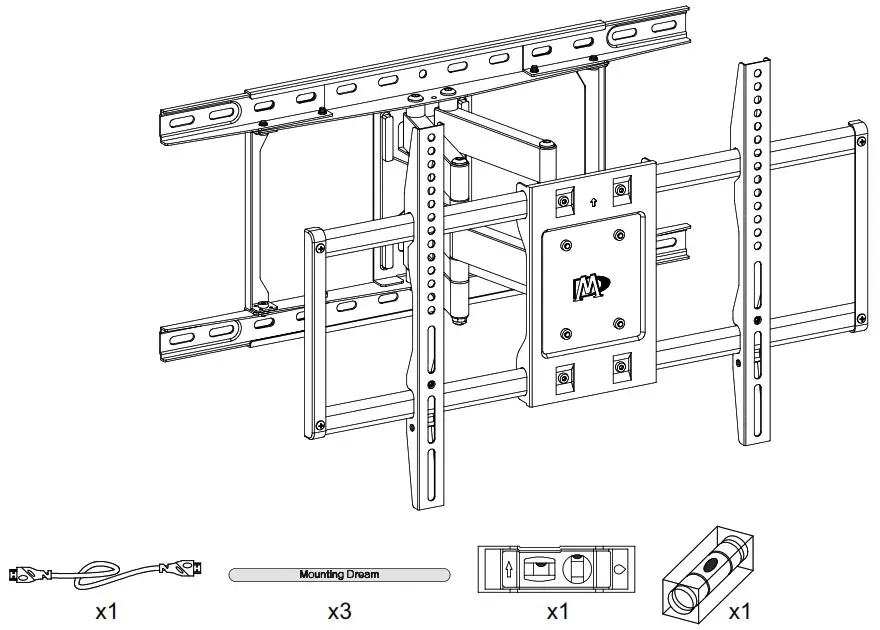 Mounting Dream Full Motion TV INSTALLATION INSTRUCTION 1