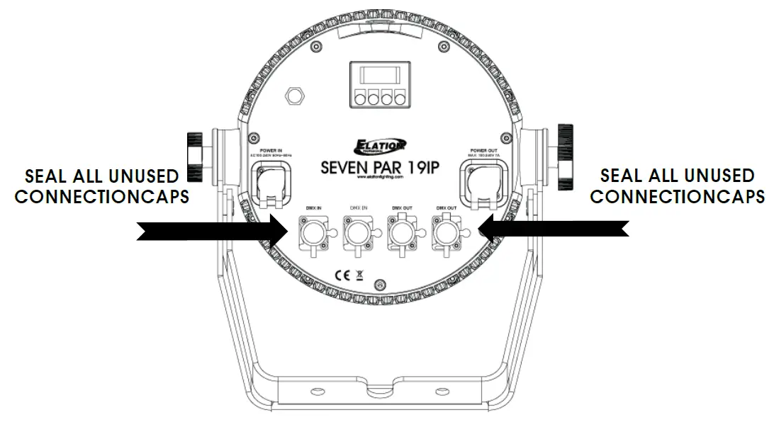 ELATION 19IP SEVEN PAR Lighting fig 5