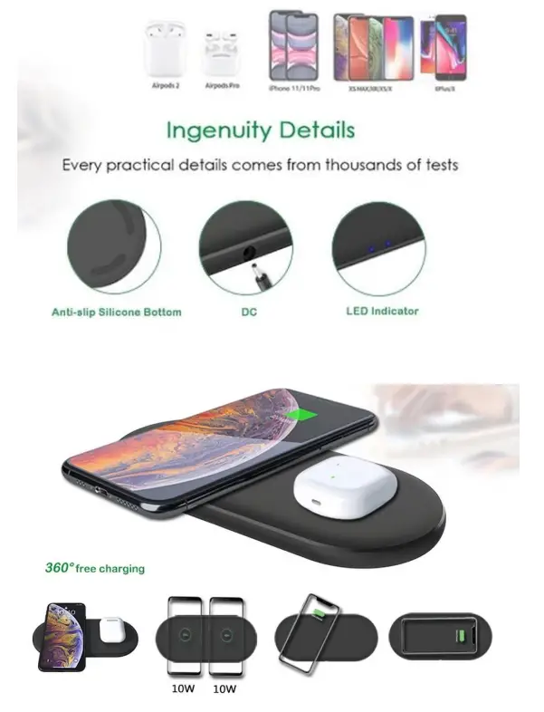 CE-LINK WPC20 High-Performance Wireless Charger fig 1