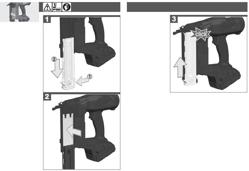 milwaukee M18 FN18GS Cordless nailer Tool FIG 3