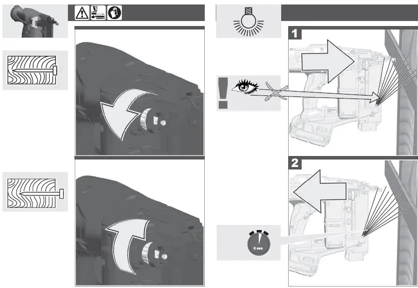 milwaukee M18 FN18GS Cordless nailer Tool FIG 5