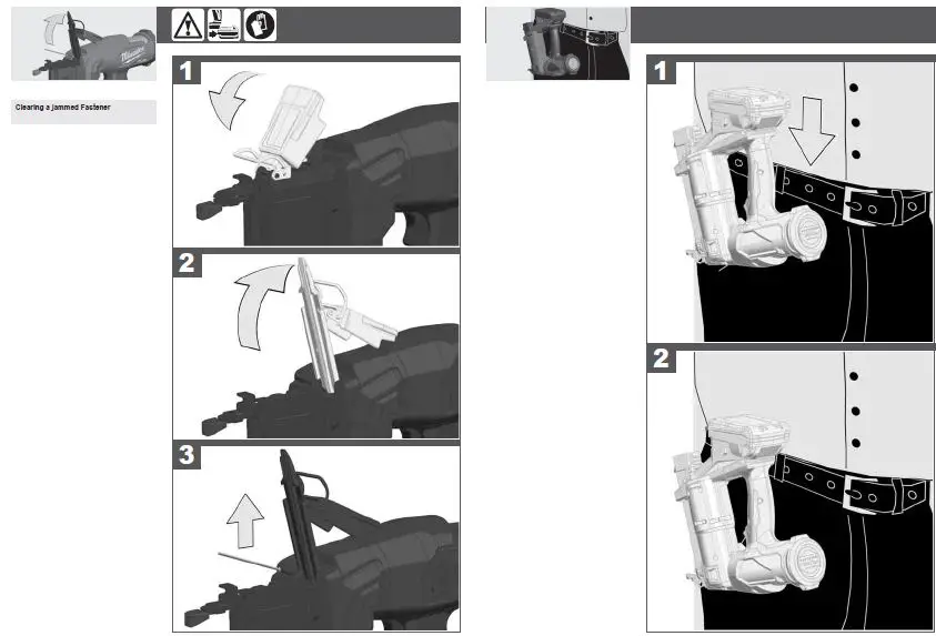 milwaukee M18 FN18GS Cordless nailer Tool FIG 7