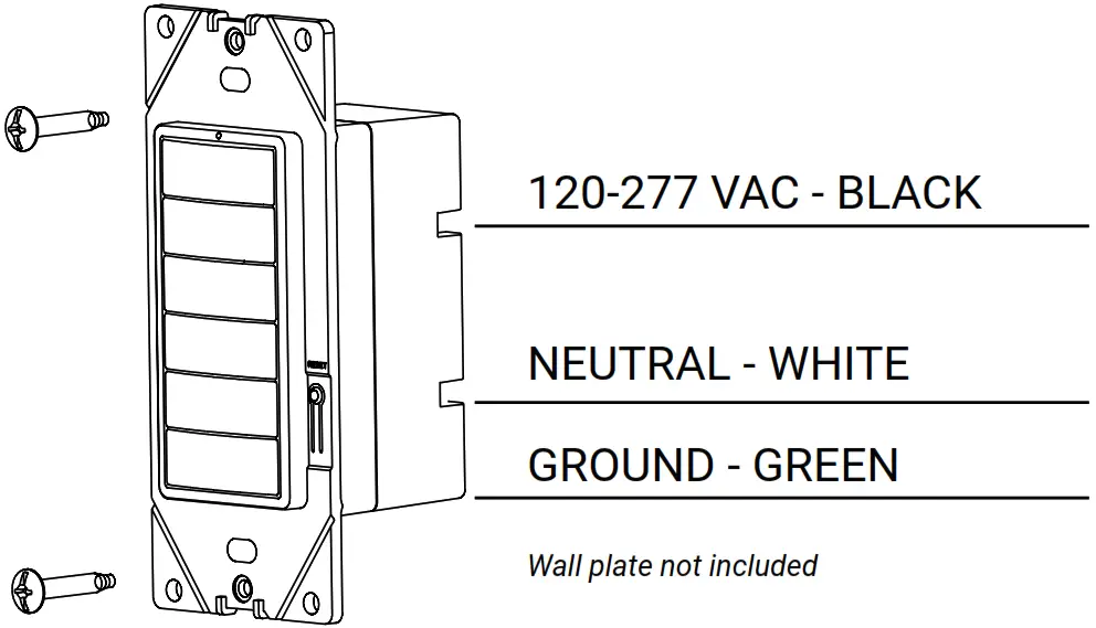 COOPER 1255874 WaveLinx Lite Wallstation with Zigbee - Wiring