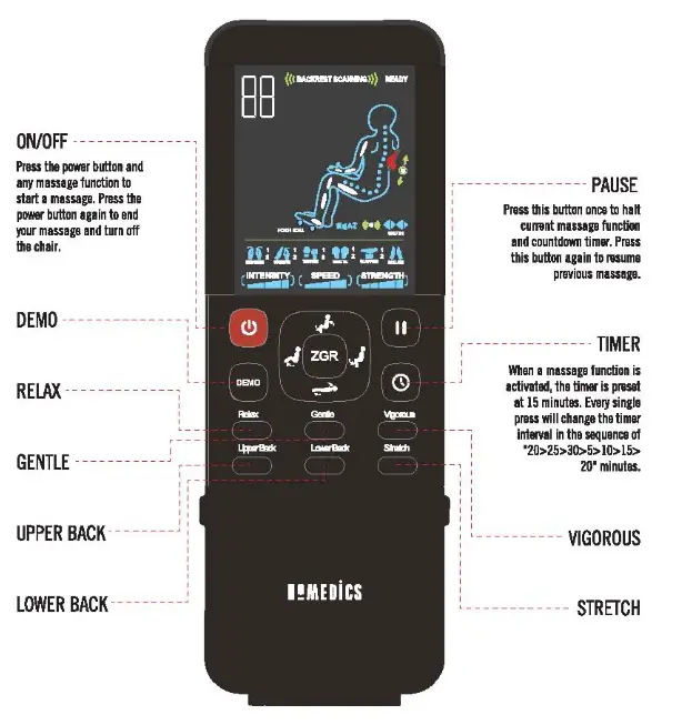 HoMEDiCS HMC-500 Massage Chair - fig 3