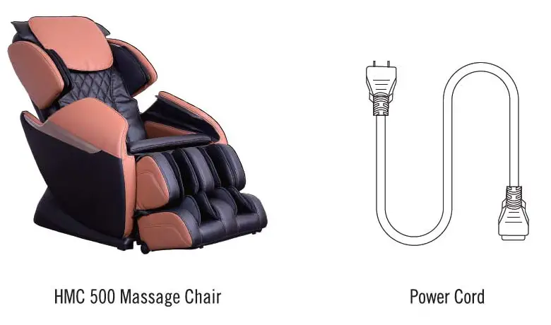 HoMEDiCS HMC-500 Massage Chair - fig