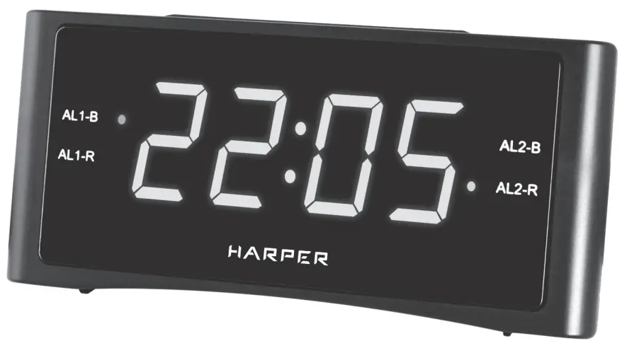 HARPER HCLK 1007 Radio Alarm Clock -