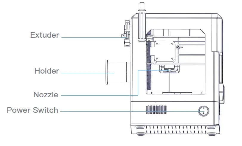 CREALITY CR-100 3D PrinterExtuder