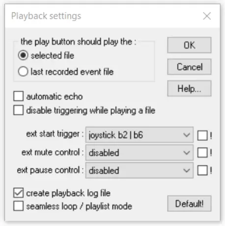 Play >Settings.