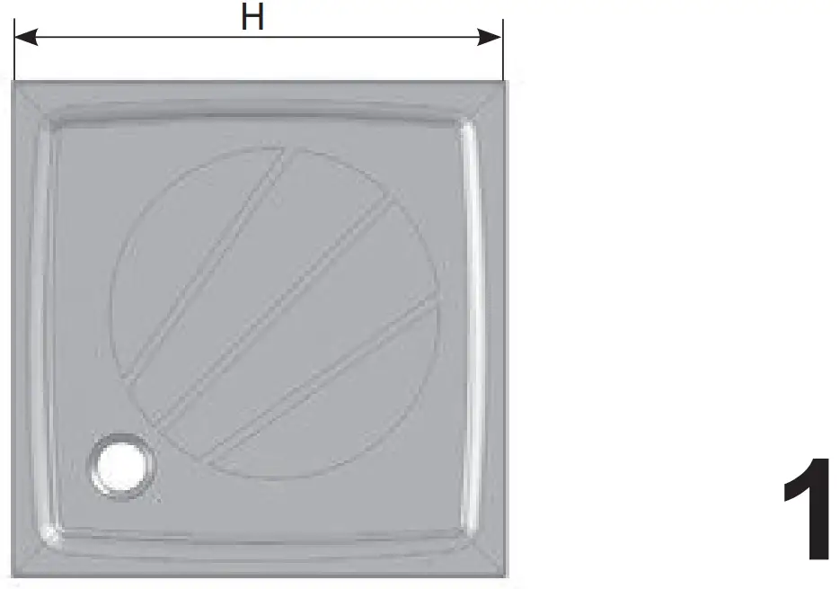 RAVAK BSRV4 Plus B Set 80 Corner Shower - FIG 4