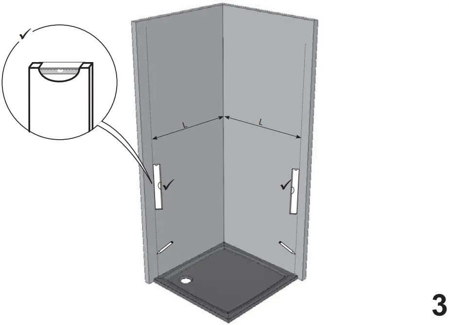 RAVAK BSRV4 Plus B Set 80 Corner Shower - FIG 6