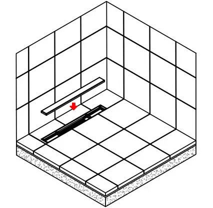 profilpas PP Drain Aqua Shower drain base with direct drainage - figure 11